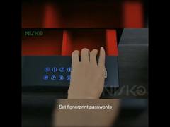 Fingerprint Password Drawer: Setup & Reset Tutorial#wardrobeaccessories