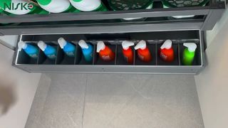 ที่จัดระเบียบอ่างล้างจานแบบดึงออกได้ที่เก็บของใต้อ่างล้างจาน#แคดดี้ทำความสะอาด#เคล็ดลับการทำความสะอาด#เครื่องมือทำความสะอาด