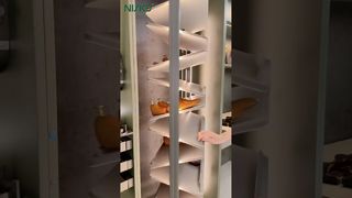360° Rotating Shoe Rack Demo: Built - in Lights & Aluminum Design